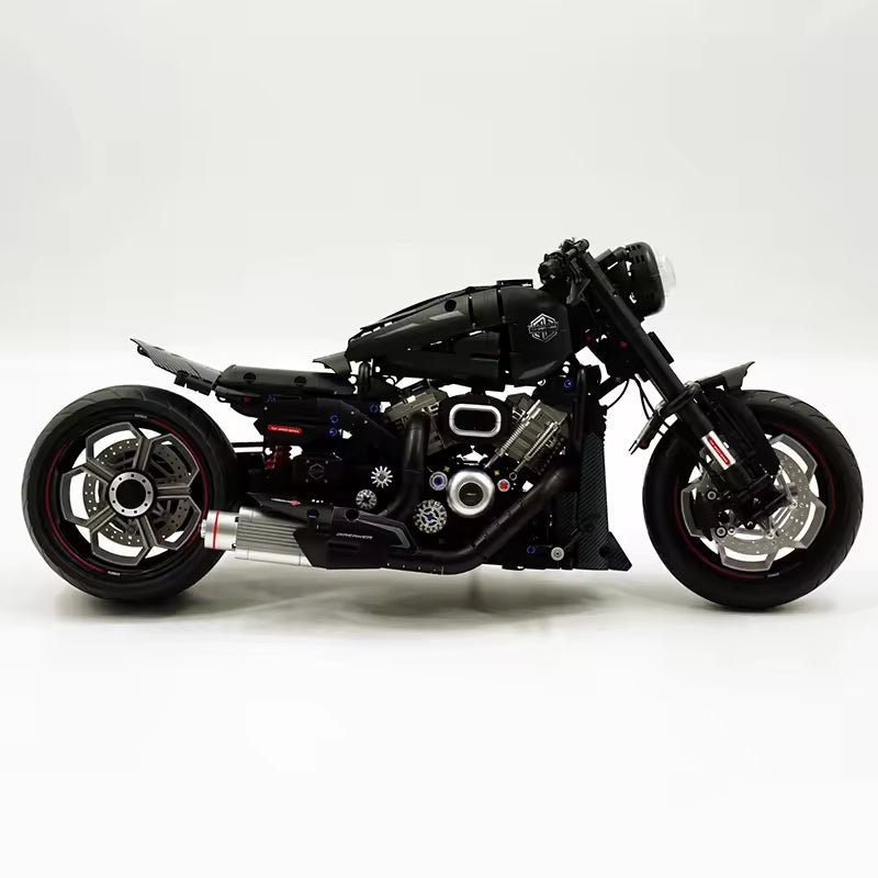GULY 60521 Black Harley Davidson Building Block Model