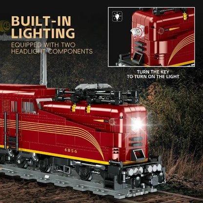 JIESTAR JJ9250 Vintage Express Train – 1,444-Piece Building Block Model