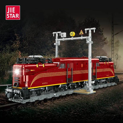 JIESTAR JJ9250 Vintage Express Train – 1,444-Piece Building Block Model