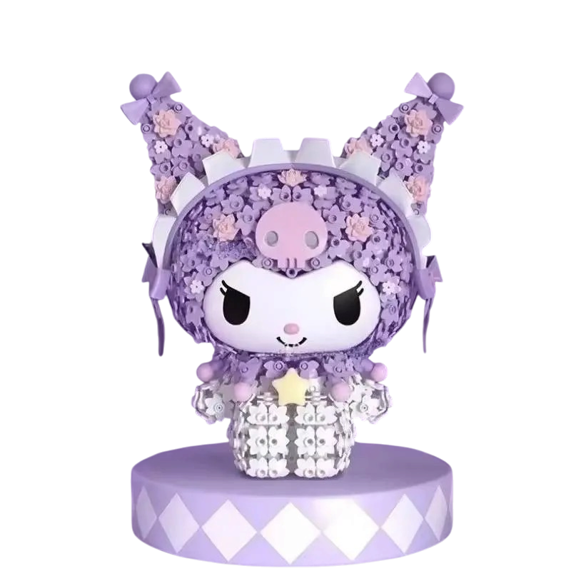 803308 — Sanrio Floral Collection Kuromi | Building Block Model
