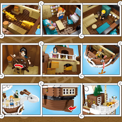 SY 6297 One Piece The Going Merry Pirate Ship