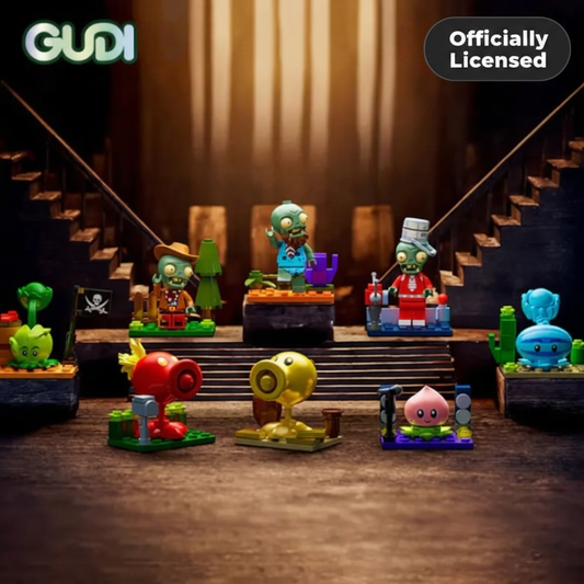 GUDI 60030 PvZ with Officially Licensed pill badge